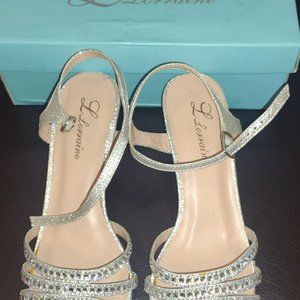 Lorraine Brand Silver Shoes